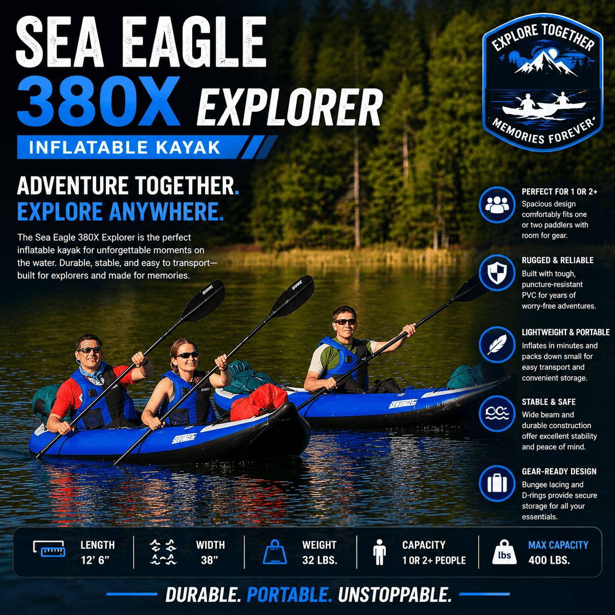 Sea Eagle 380X Explorer Inflatable Kayak Sea Eagle 380X Explorer Inflatable Kayak