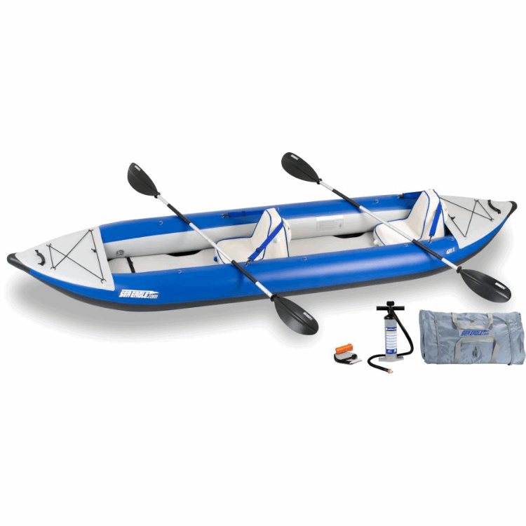 Inflatable Fishing Kayak Explorer 420X Sea Eagle Inflatable Fishing Kayak Explorer 420X Sea Eagle 1