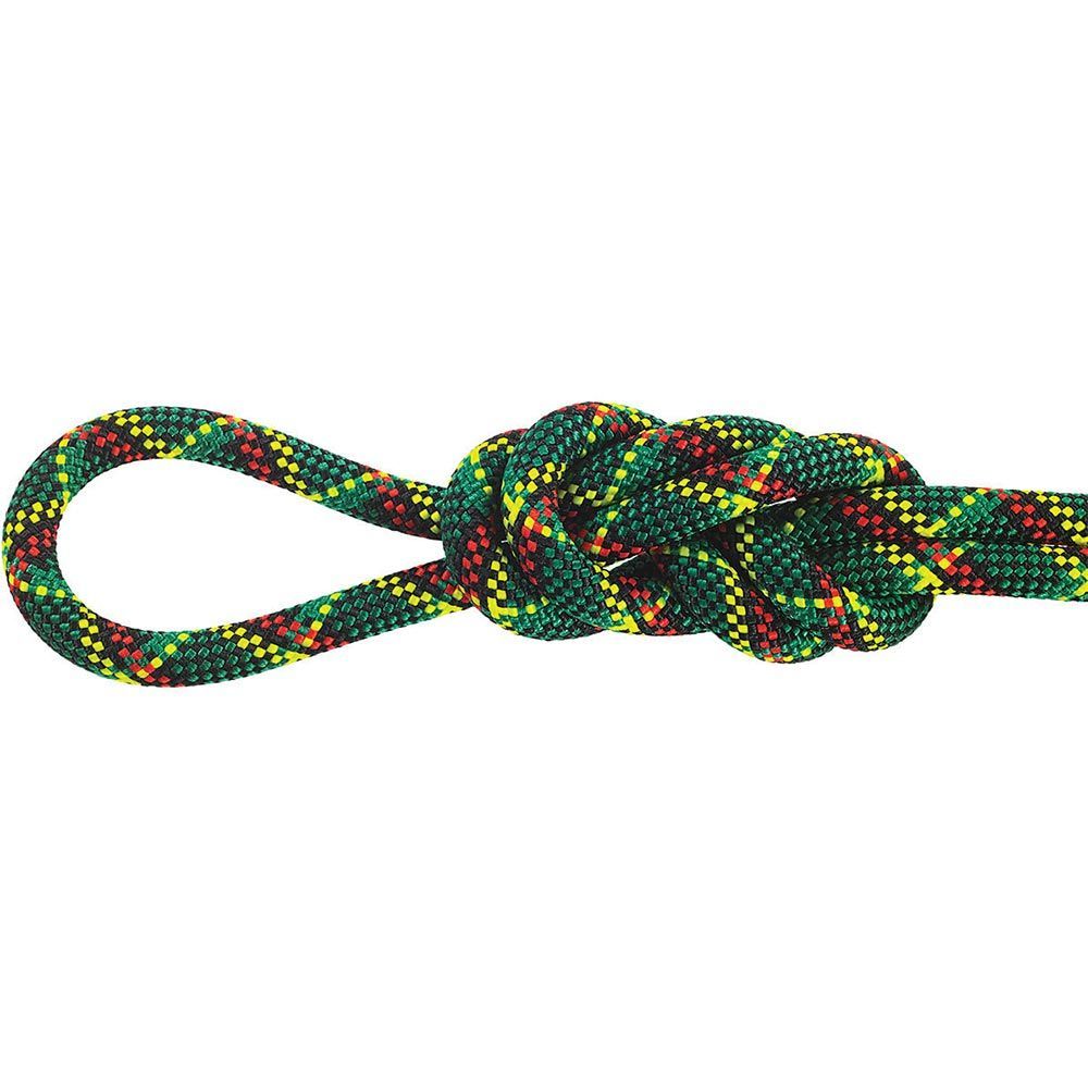 Access Fund 9.9mm Rasta Climbing Rope Access Fund 9.9mm Rasta Climbing Rope 1