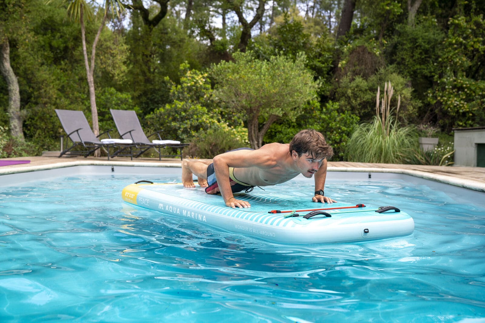 Aqua Marina Peace Inflatable Fitness Mat Aqua Marina Peace Inflatable Fitness Mat