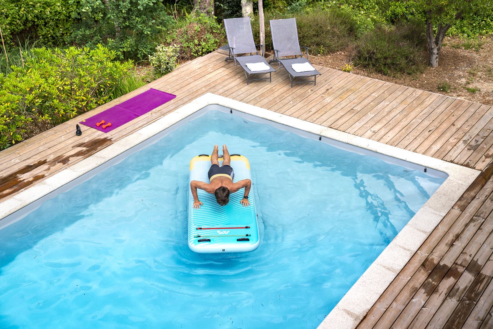 Aqua Marina Peace Inflatable Fitness Mat Aqua Marina Peace Inflatable Fitness Mat