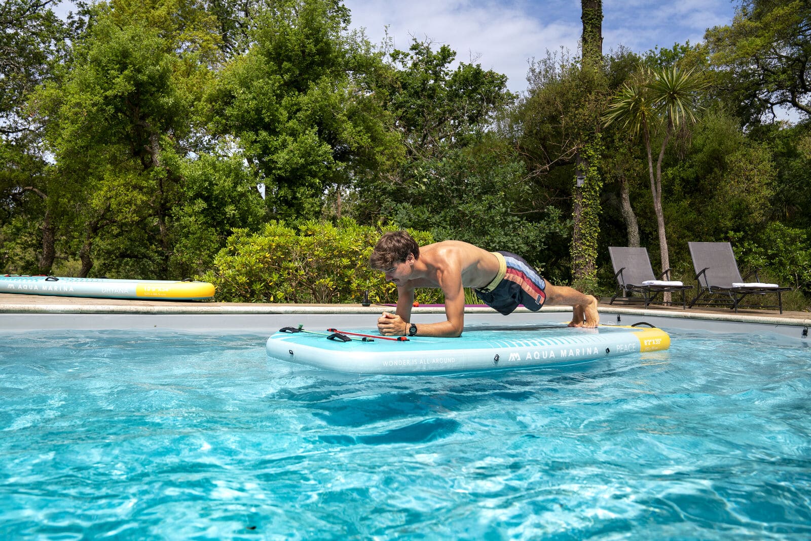 Aqua Marina Peace Inflatable Fitness Mat Aqua Marina Peace Inflatable Fitness Mat