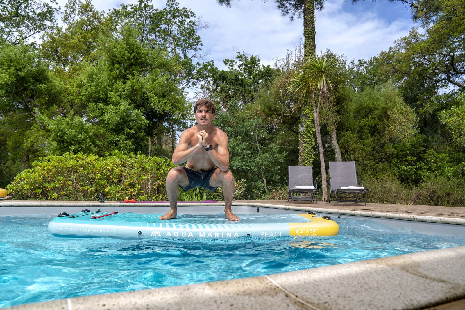 Aqua Marina Peace Inflatable Fitness Mat Aqua Marina Peace Inflatable Fitness Mat