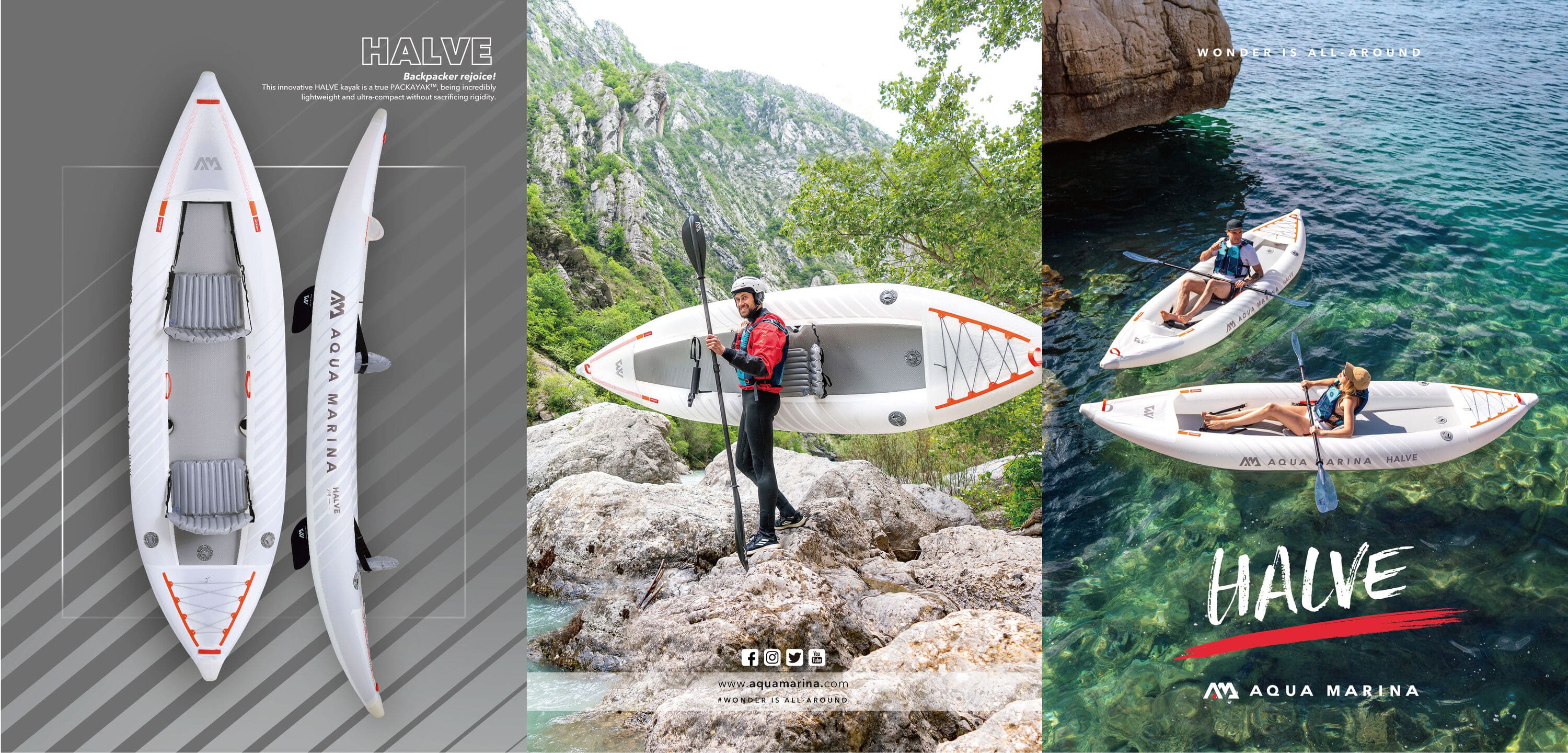 Aqua Marina Halve Ultra Light PacKayak Aqua Marina Halve Ultra Light PacKayak 18