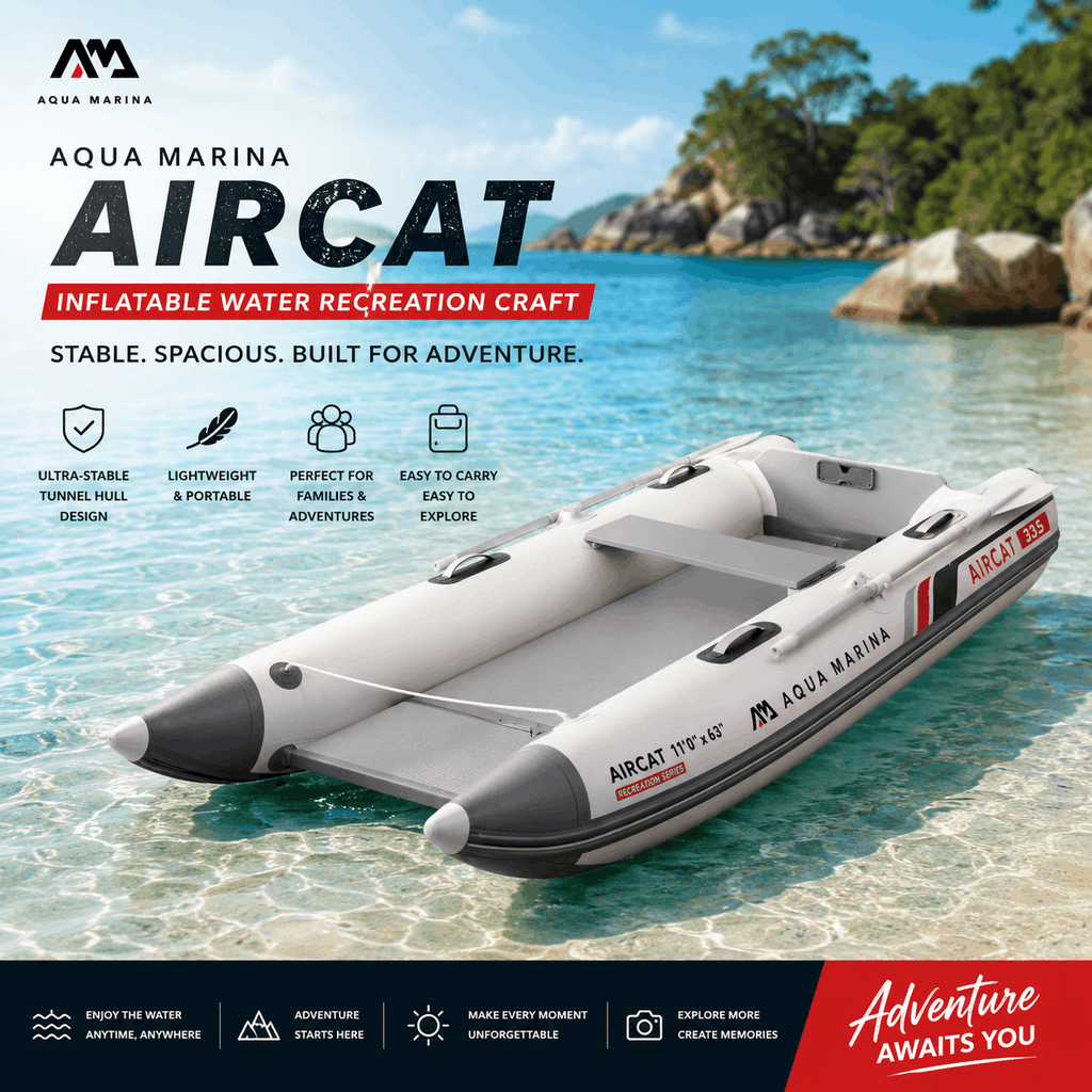 Aqua Marina Aircat Inflatable Water Recreation Craft – Kayakish