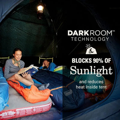 Skydome Camping Tent with Dark Room Technology 2