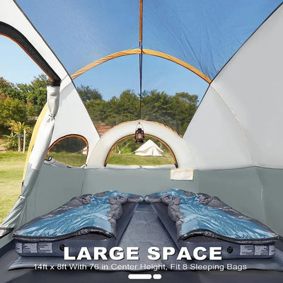 8 Person Family Camping Tent 2