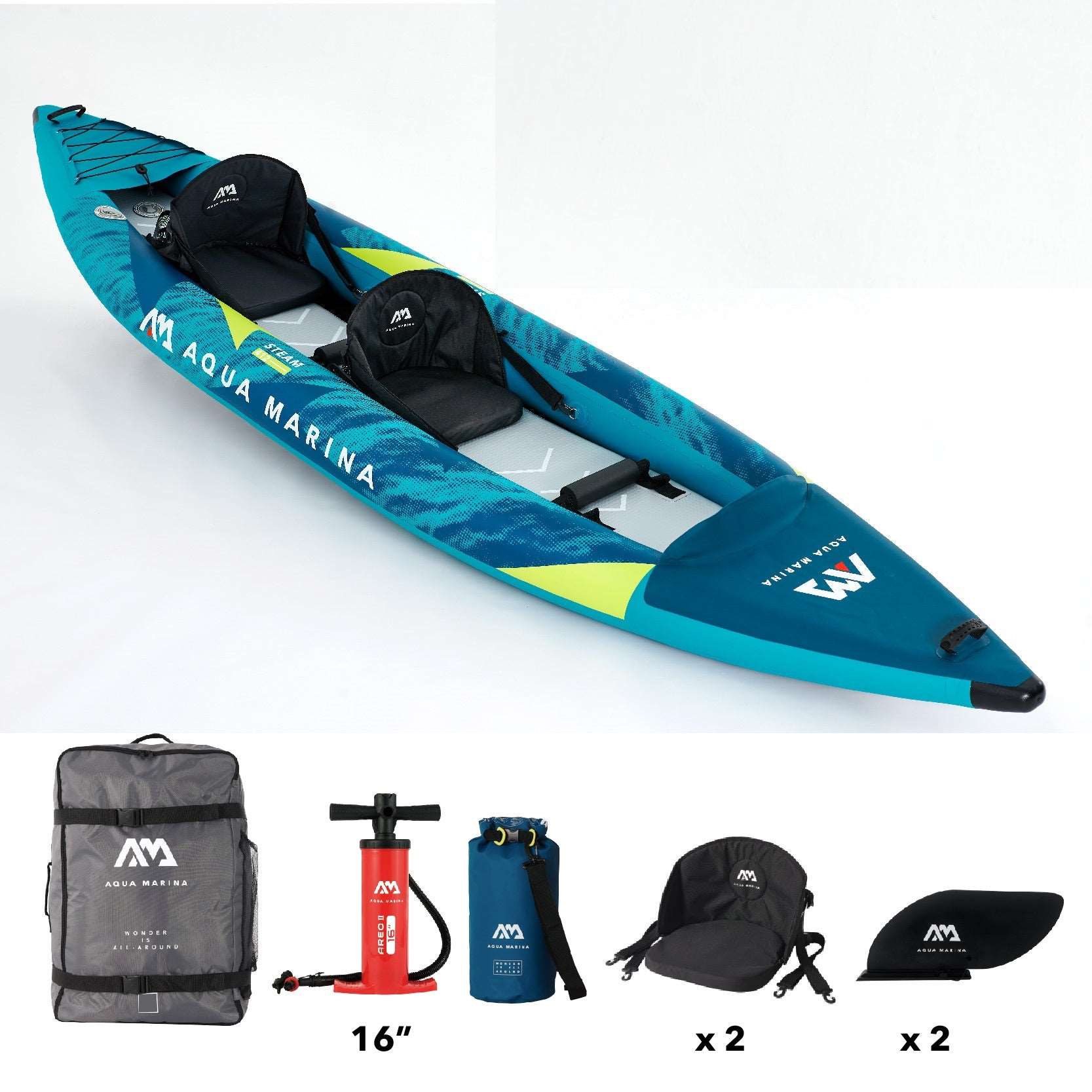 Aqua Marina Steam 412 Whitewater Kayak Aqua Marina Steam Whitewater Kayak 2