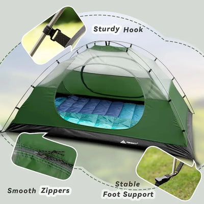 2-4 Person Lightweight Camping Tent 3