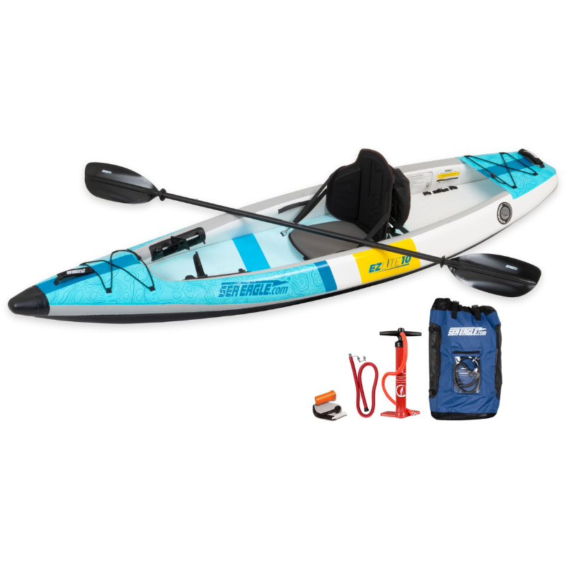 EZLite10 Inflatable Kayak - Sea Eagle EZLite10 Inflatable Kayak - Sea Eagle