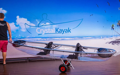 Crystal Kayak Beach Trolley