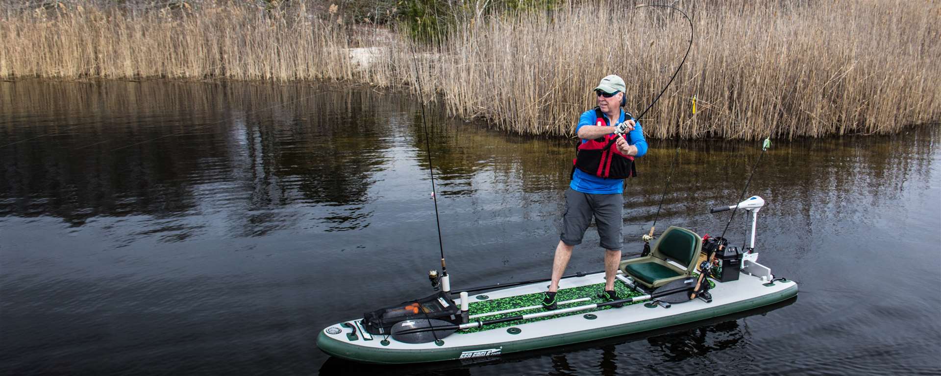 Inflatable Fishing SUP 126 Sea Eagle Sea Eagle Inflatable Fishing SUP 126 Fish Rig Pkg 9