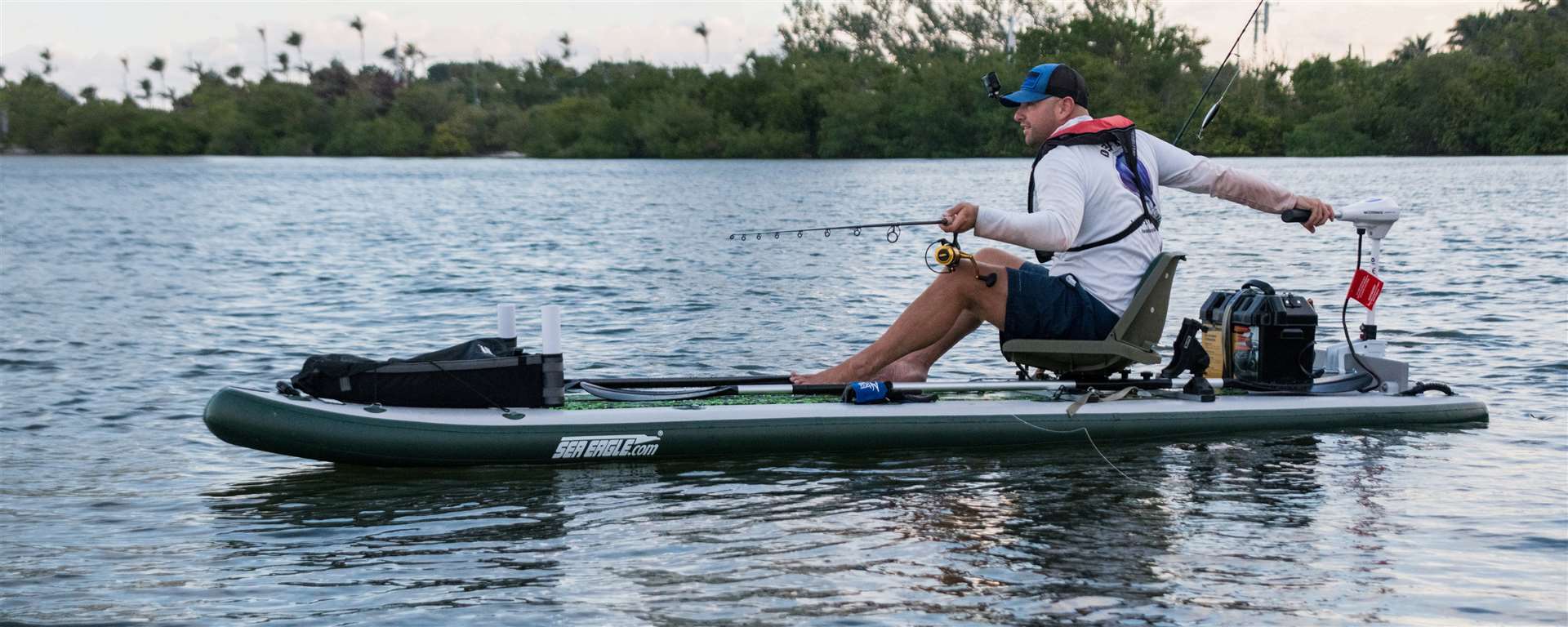 Inflatable Fishing SUP 126 Sea Eagle Sea Eagle Inflatable Fishing SUP 126 Fish Rig Pkg 11