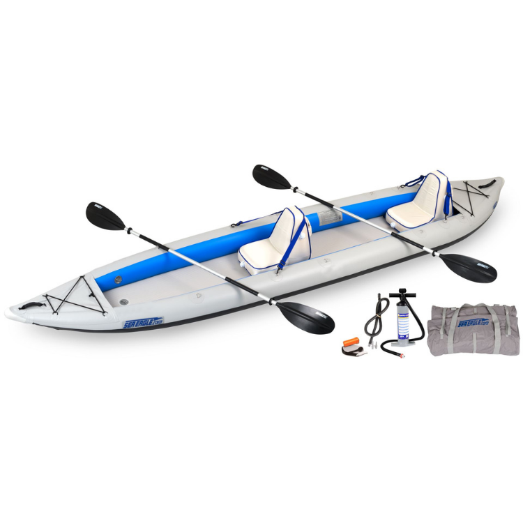 Inflatable Fishing Kayak 465FT - Sea Eagle Inflatable Fishing Kayak 465FT Dlx - Sea Eagle Deluxe