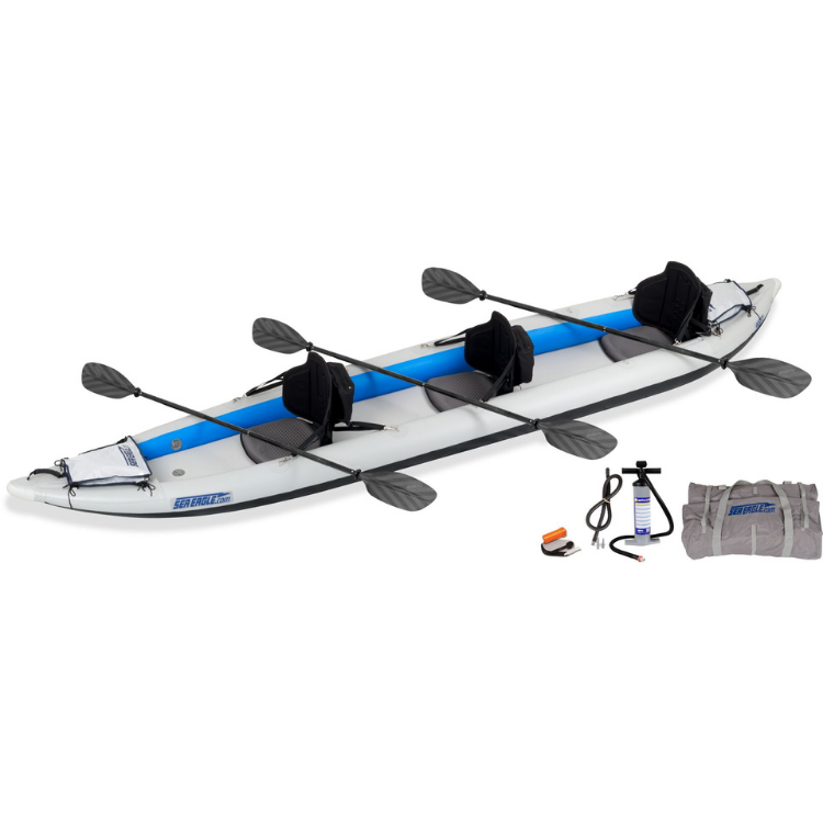 Inflatable Fishing Kayak 465FT - Sea Eagle Inflatable Fishing Kayak 465FT Dlx - Sea Eagle Pro