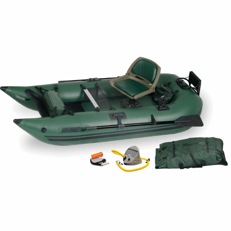 Inflatable Pontoon Boat - 285FPB Pro - Sea Eagle - Kayakish