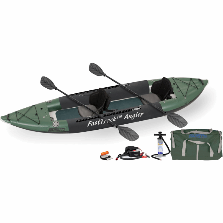 Sea Eagle 385fta FastTrack Angler Series Inflatable Kayak Deluxe Solo