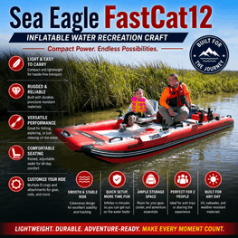 Sea Eagle FastCat12 Inflatable Water Recreation Craft