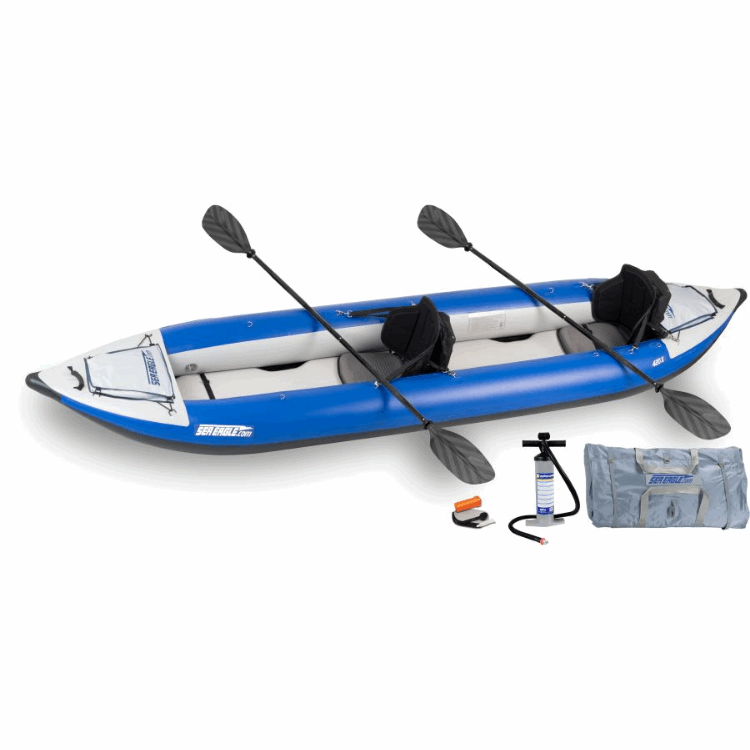 Inflatable Fishing Kayak Explorer 420X Sea Eagle 1