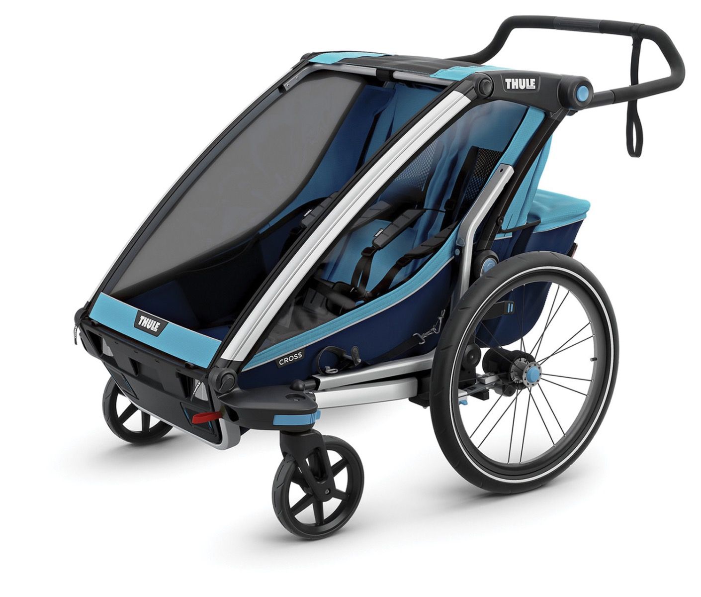 Thule チャイルドトレーラー Chariot Cougar 1 Thule Chariot Cougar 1 (discontinued) - CampfireCycling.com