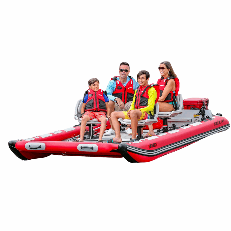 High-Quality Inflatable Boat With Electric Motor for Stability and Speed 