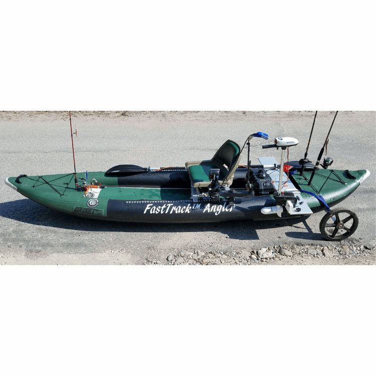 385FTA Fasttrack Angler 1–2-Person Inflatable Green Fishing Kayak-Rigid  Keel, Rugged, Drop Stitch Floor w/Seat(s), Paddle(s), Pump & Bag (385FTA  Fasttrack Angerl Swivel Seat Fishing Rig Kayak) : : Sports &  Outdoors