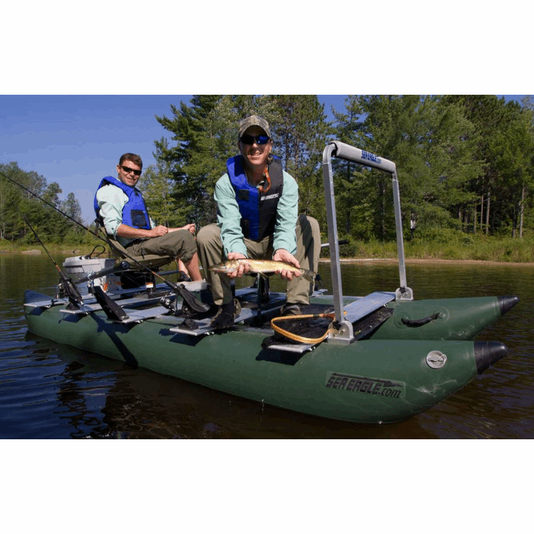 Sea Eagle 375fc FoldCat Inflatable Fishing Boat Pro Angler Guide Packa —  Water Adventure Pro