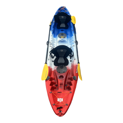 Vanhunks Voyager Deluxe 12'0 Family Tandem Fishing Kayak - Kayakish