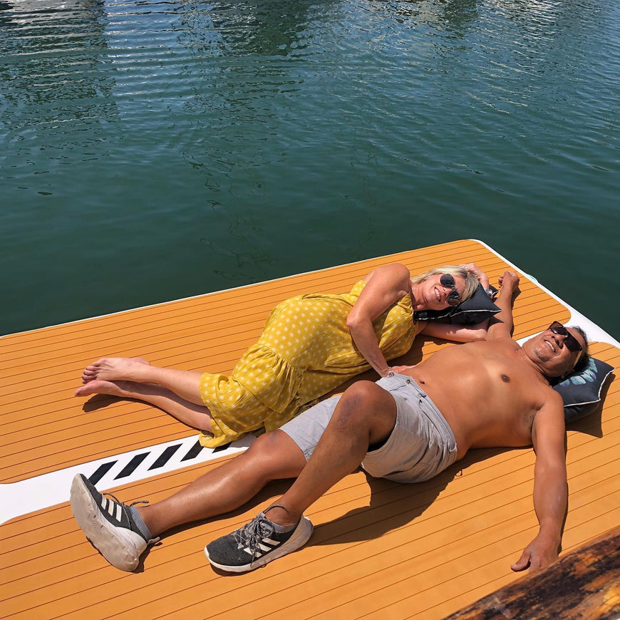 Pop Up Dock 8'x7' Inflatable Platform 10